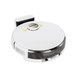 Robot aspirador - KÄRCHER 1.269-640.0, 5000 W, Potencia de succión 5000 kPa, Depósito 0,33 l, Autonomía 2 h, Blanco