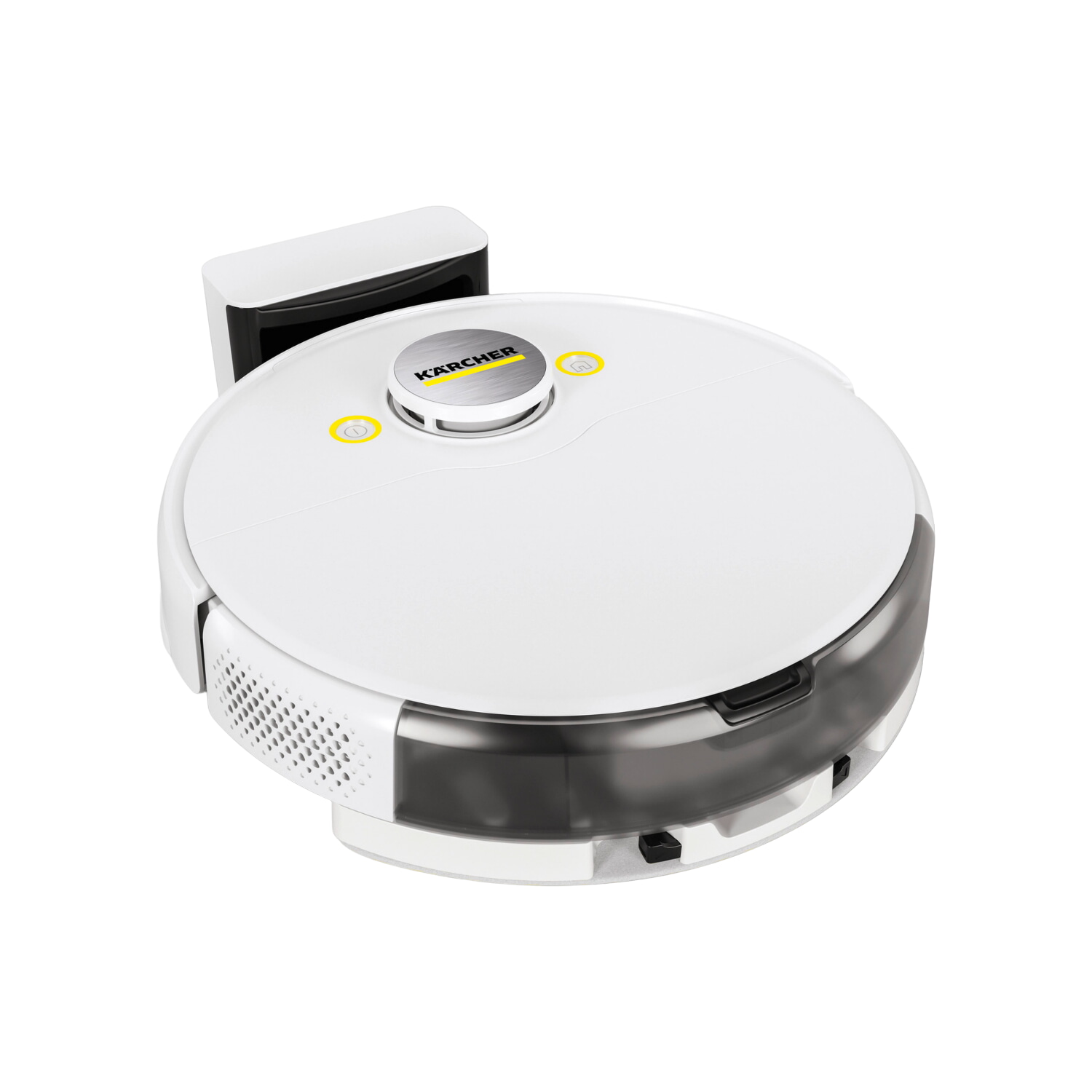 Robot aspirador - KÄRCHER 1.269-640.0, 5000 W, Potencia de succión 5000 kPa, Depósito 0,33 l, Autonomía 2 h, Blanco