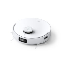 Robot aspirador - ECOVACS 6943757615667, 45 W, Potencia de succión 3 kPa, Depósito 0,4 l, Autonomía 260 min, Blanco