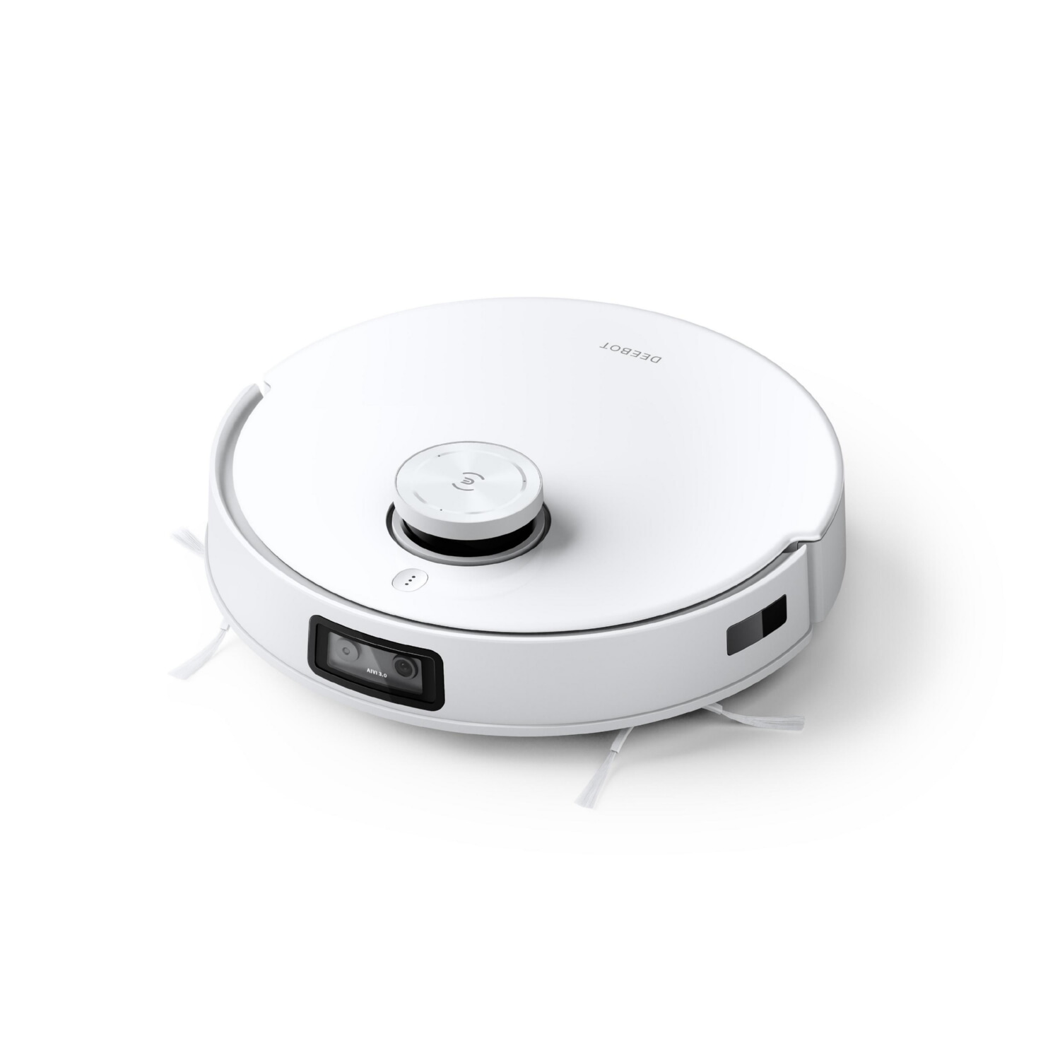 Robot aspirador - ECOVACS 6943757615667, 45 W, Potencia de succión 3 kPa, Depósito 0,4 l, Autonomía 260 min, Blanco
