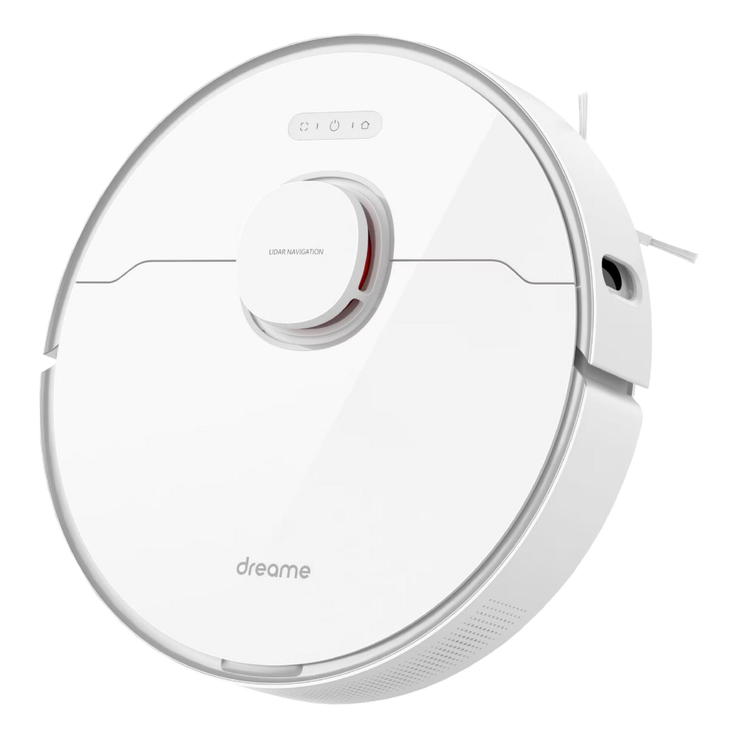 Robot aspirador - DREAME 20526727, 46 W, Potencia de succión 4000 kPa, Depósito 570 l, Autonomía 150 min, Blanco