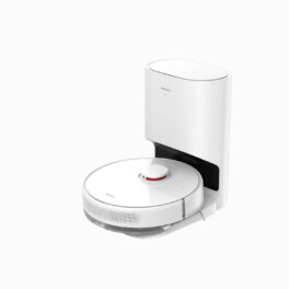 Robot aspirador - DREAME RLS3D D10 PLUS, 4000 W, Potencia de succión 4 kPa, Depósito 0,4 l, Autonomía 2 h y 50 min, Blanco