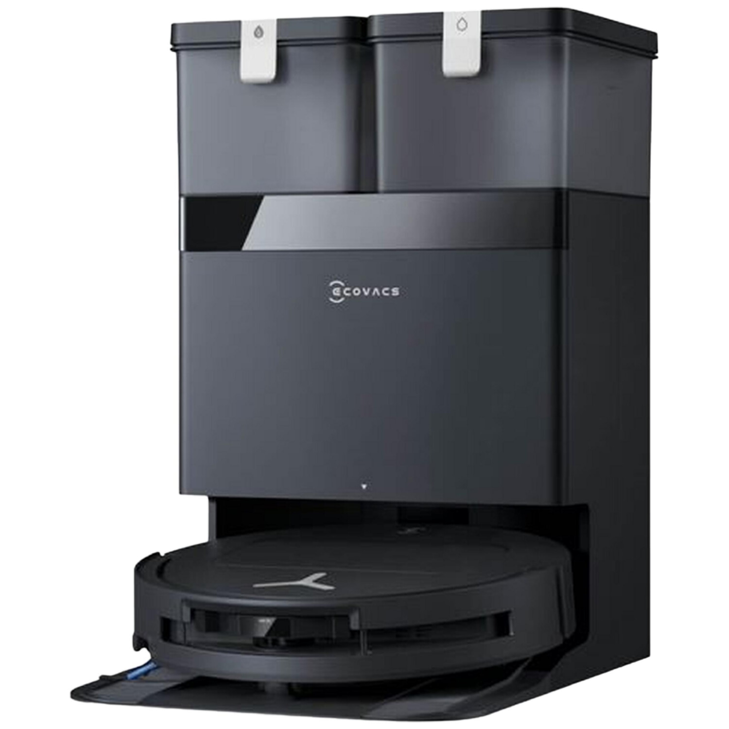 Robot aspirador - ECOVACS DEEBOT T50 OMNI GEN3 BLACK, Potencia de succión 25 kPa, Depósito 260 ml, Autonomía 170 min, Negro