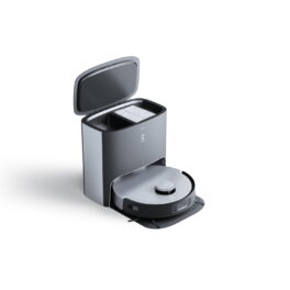 Robot aspirador - ECOVACS DEEBOT X1 PLUS MPN, 45 W, Potencia de succión 5 kPa, Depósito 0,4 l, Autonomía 4 h y 20 min, Negro