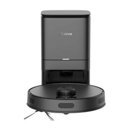 Robot aspirador - EZVIZ RE4 PLUS, 45 W, Potencia de succión 4 kPa, Depósito 0,33 l, Autonomía 240 min, Negro