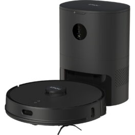 Robot aspirador - IMOU RV1 Pro Max, Potencia de succión 6500 kPa, Depósito 300 ml, Autonomía 180 min, Negro