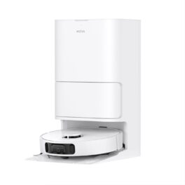 Robot aspirador - MOVA E30ULTRA, 700 W, Potencia de succión 7 kPa, Depósito 3,2 l, Autonomía 260 min, Blanco