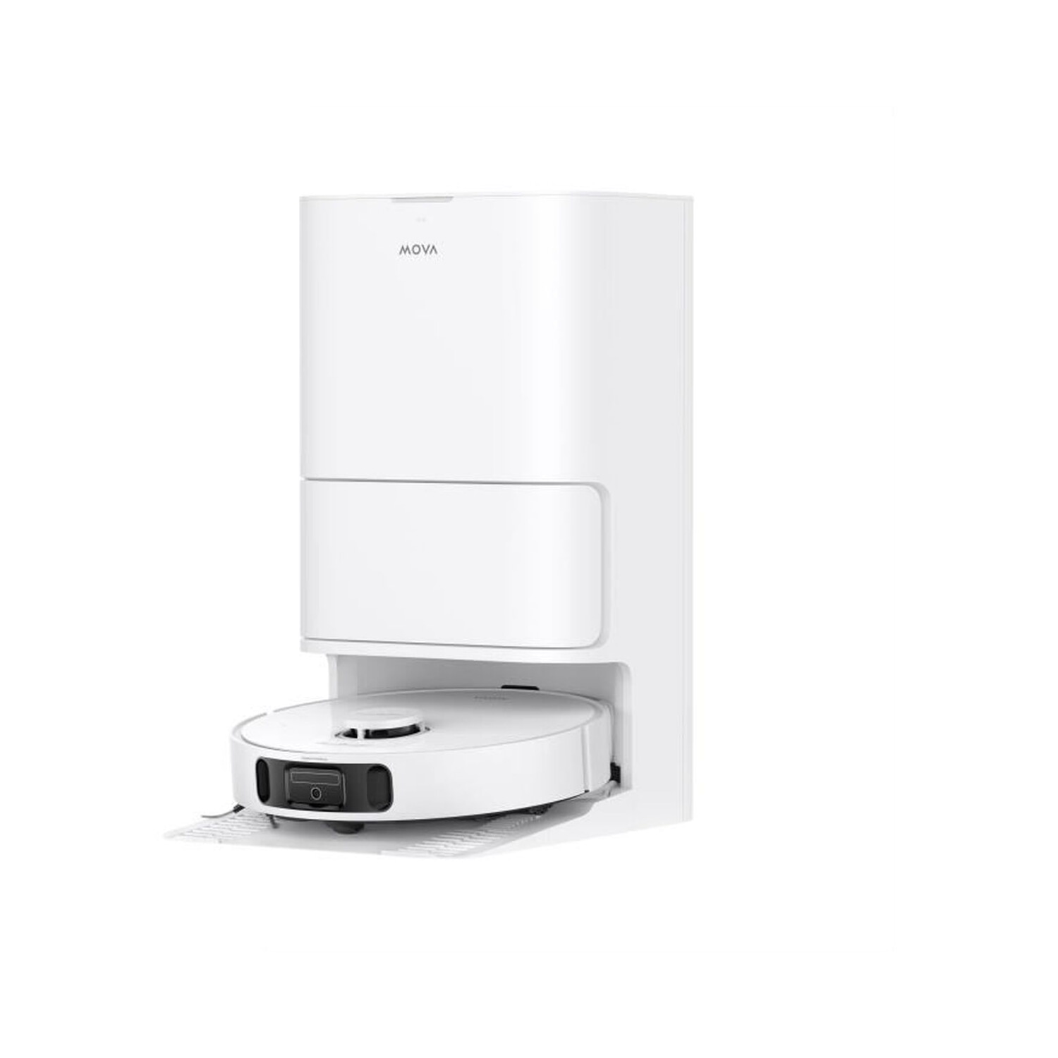 Robot aspirador - MOVA E40 ULTRA, 600 W, Potencia de succión 19000 kPa, Depósito 0,3 l, Autonomía 1 min, Blanco