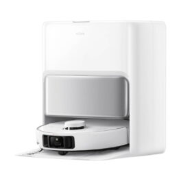 Robot aspirador - DREAME P50 Pro Ultra, 700 W, Potencia de succión 19 kPa, Depósito 3,2 l, Autonomía 1 min, Blanco