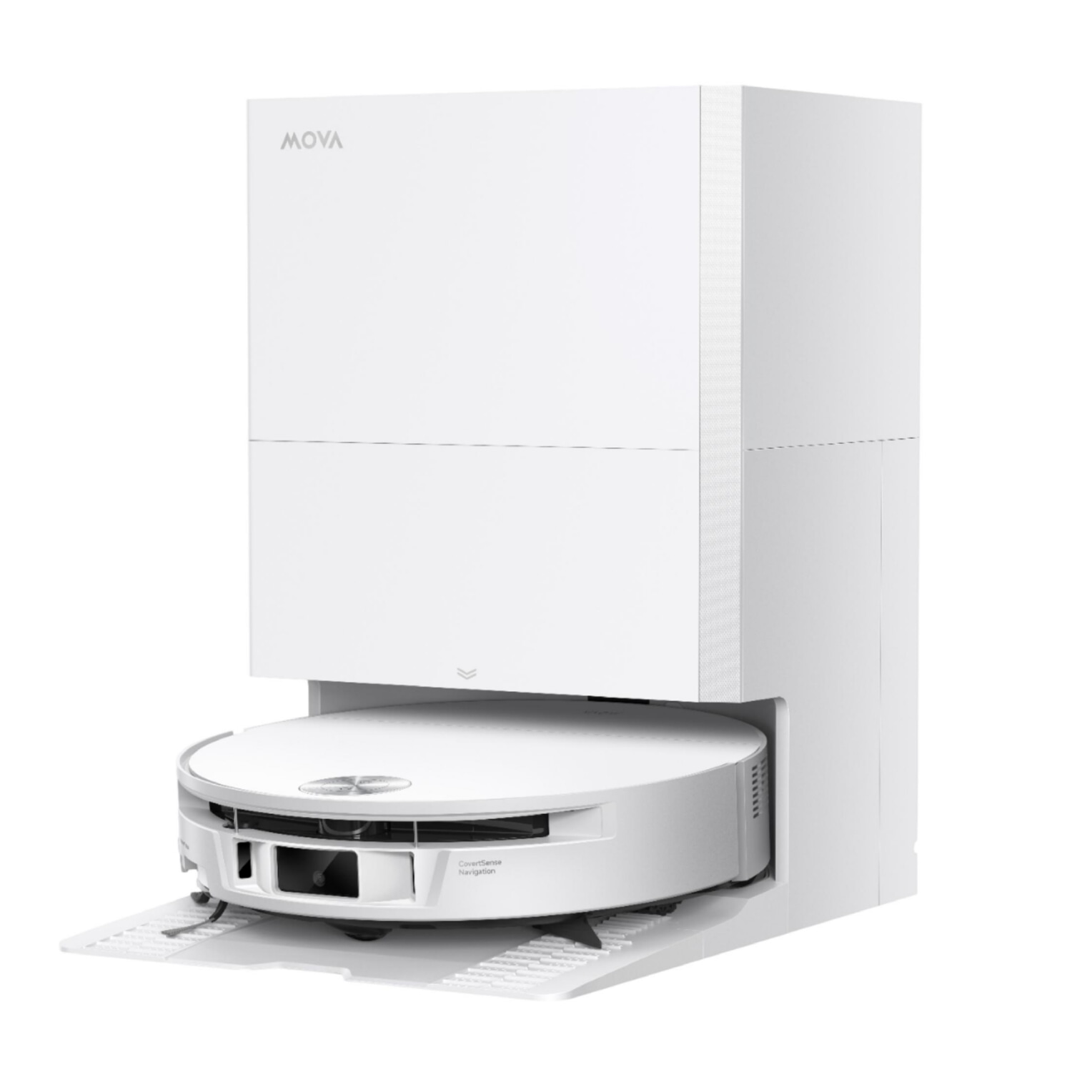 Robot aspirador - MOVA S70 Roller, 700 W, Potencia de succión 28 kPa, Depósito 0,3 l, Autonomía 45 min, Blanco