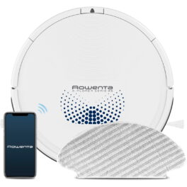 Robot aspirador - ROWENTA X-Plorer Serie 45 RR8277WH, 8277 W, Depósito 0,44 l, Autonomía 150 min, Blanco