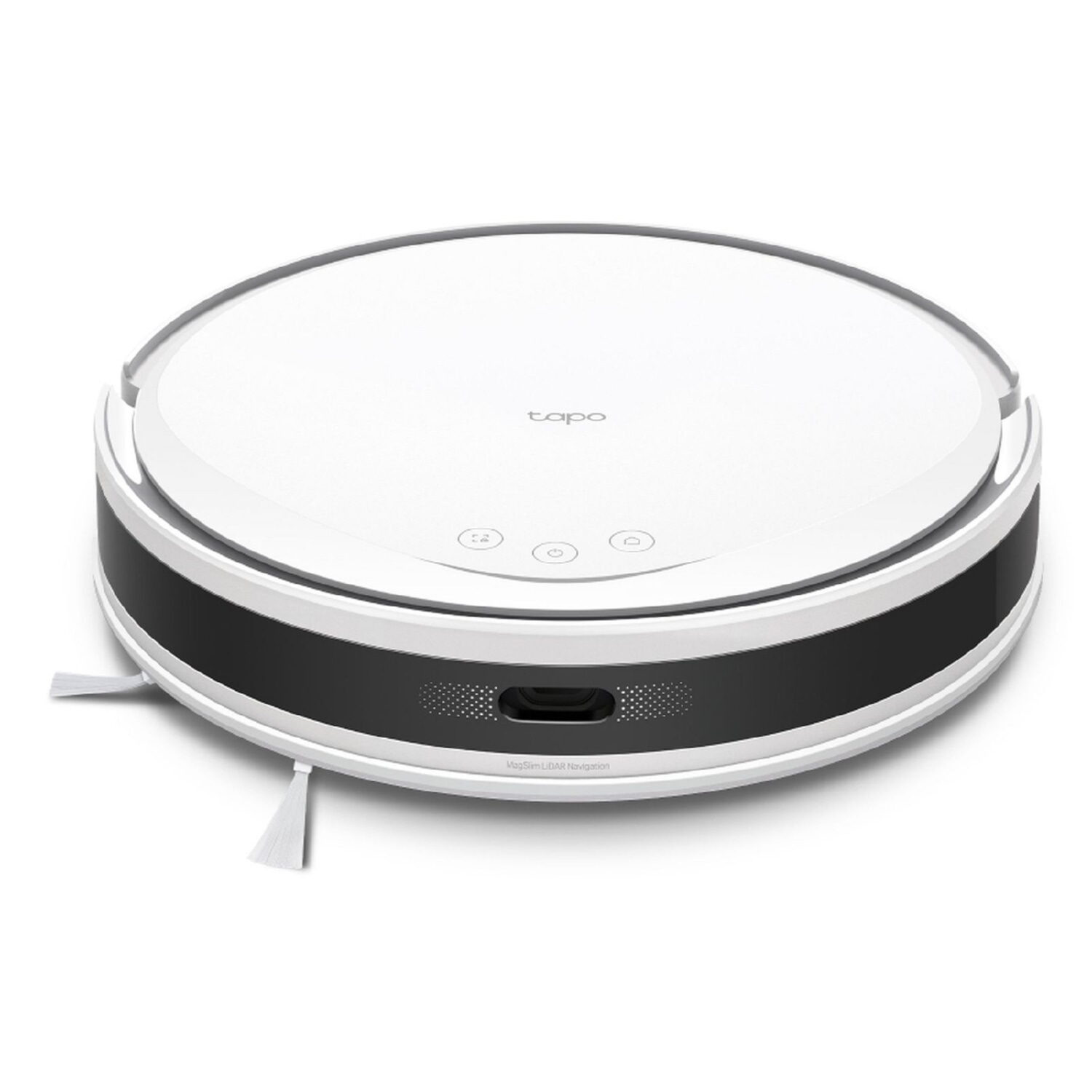 Robot aspirador - TP-LINK Tapo RV20 Max, Potencia de succión 5,3 kPa, Depósito 0,3 l, Autonomía 180 min, Blanco