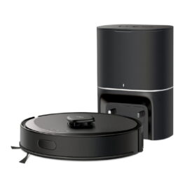 Robot aspirador - TP-LINK Tapo RV30 Max Plus, Potencia de succión 5,3 kPa, Depósito 0,3 l, Autonomía 150 min, Negro
