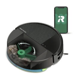 Robot friegasuelos - IROBOT L121040 205 COMBO DUSTCOMPACTOR, 120 W, Potencia de succión 7 kPa, Depósito 1,82 l, Autonomía 3h, Negro