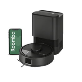 Robot friegasuelos - iRobot Roomba Mini, 7 kPa Succión, Autonomía 1.5 h, Sistema de Navegación con LiDAR, Base Autoempty, Negro