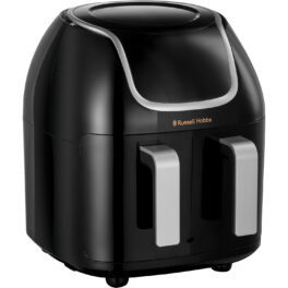 Freidora de aire - RUSSELL HOBBS Russell Hobbs Satisfry Air Dual Basket 27290-56, 1800 W, Inox