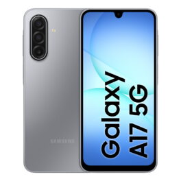 SAMSUNG Galaxy A17, gray, Móvil Android, 256 GB, 8 GB RAM, 6,7 ' Super AMOLED, 90 Hz, Octa-Core Processor, 3500 mAh