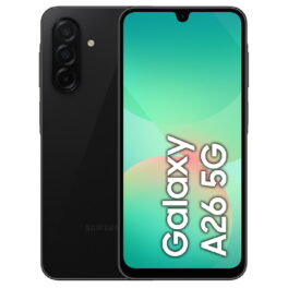SAMSUNG Galaxy A26 5G, Negro, Móvil Android, 128 GB, 6 GB RAM, 6,7 ' Super AMOLED, Gorilla Glass Victus+, 120 Hz, Samsung Exynos, 1380, 5000 mAh