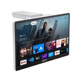 TV LCD 15.6' - SYLVOX Mini Cocina de 12V, Plegable, Giratorio, Full-HD, Smart TV, DVB-T2 (H.265), gris