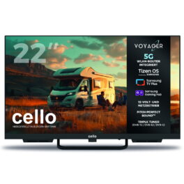 TV LED 22' - CELLO C22TZR-VOY, Full-HD, Smart TV, DVB-T2 (H.265), Negro