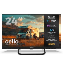 TV LED 24' - CELLO CTav-24TZ, HD, Smart TV, DVB-T2 (H.265), Negro