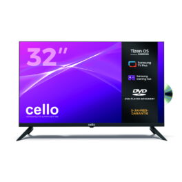 TV LED 32' - CELLO C3226TZF, Full-HD, Smart TV, DVB-T2 (H.265), Negro