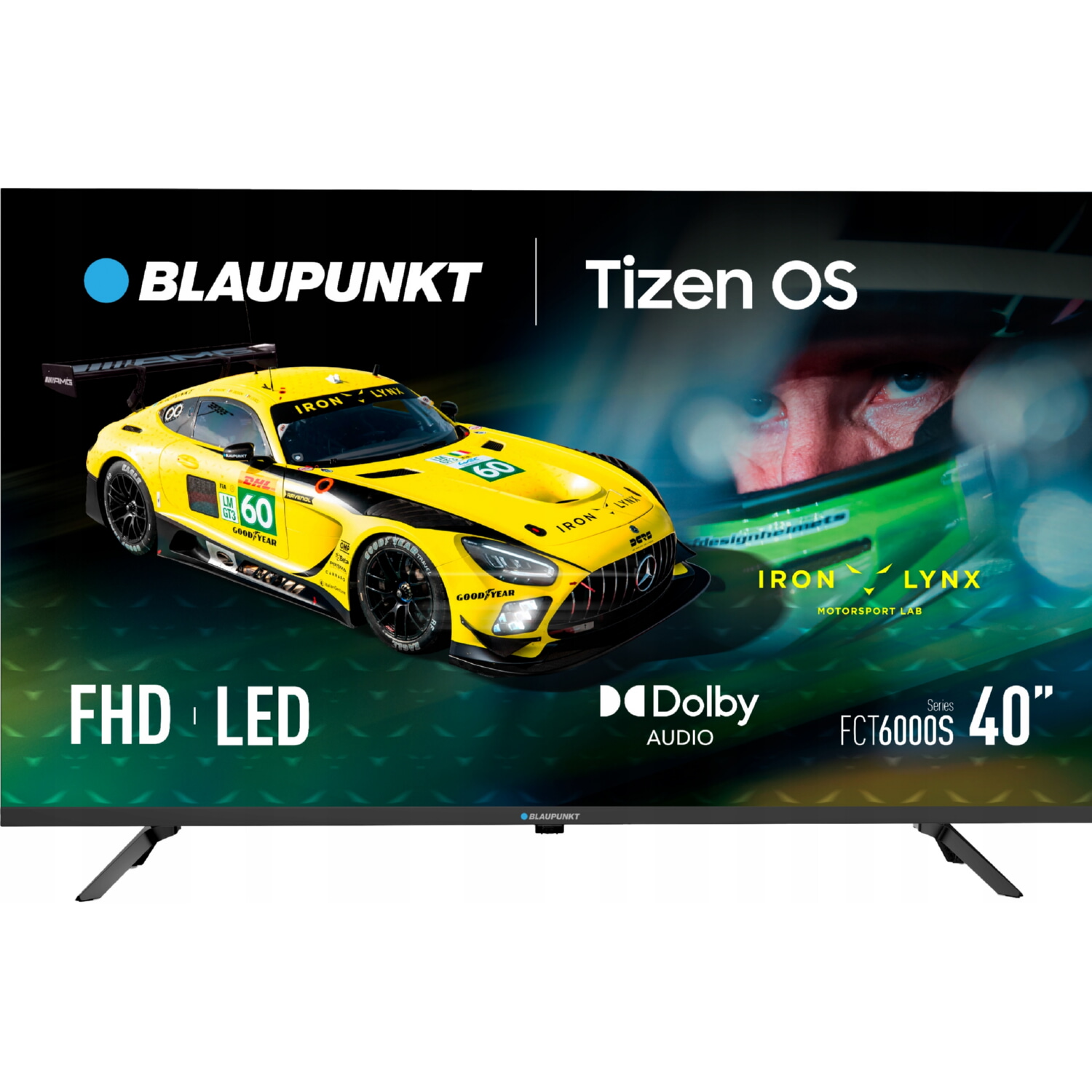 TV LED 40' - BLAUPUNKT 40FCT6000S, Full-HD, Smart TV, DVB-T2 (H.265), Negro
