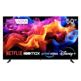TV LED 50' - KIANO Elegance 50 Vidaa, UHD 4K, ARM CA53 Quad-core @max 1.3GHz, Smart TV, DVB-T2 (H.265), Negro