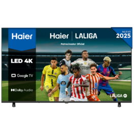 TV LED 55' - Haier K85 Series H55K85FUX, MEMC, Direct LED 4K HDR10, Google TV, Dolby Audio, Sin marcos, Negro