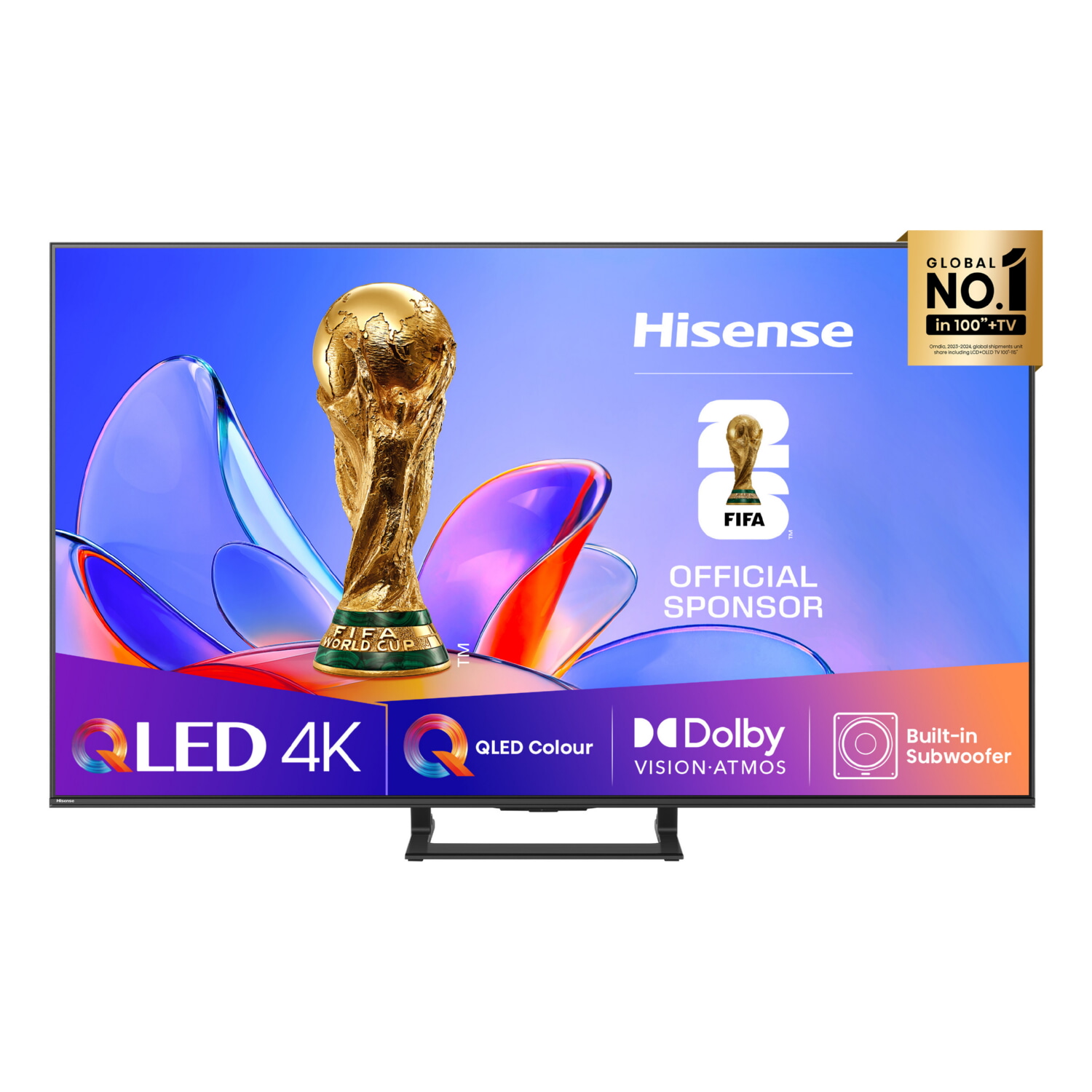 TV LED - HISENSE A7Q 55A7Q, UHD 4K, Smart TV, DVB-T2 (H.265), Black