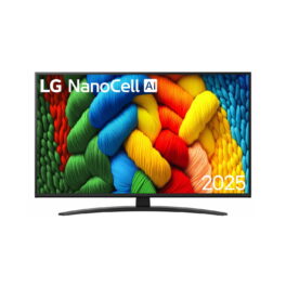TV NanoCell 43' - LG NanoCell AI NANO81 43NANO81A6A, UHD 4K, Smart TV, DVB-T2 (H.265), Black