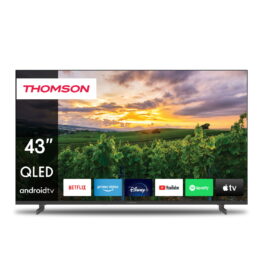 TV QLED 43' - THOMSON 43QA2S13, UHD 4K, Smart TV, DVB-T2 (H.265), Negro