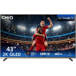 TV QLED 43' - CHIQ L43QST, Full-HD, Smart TV, DVB-T2 (H.265), Negro