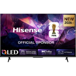 TV QLED 43' - HISENSE 43E7S PRO, QLED 4K, Smart TV, DVB-T2 (H.265), Black