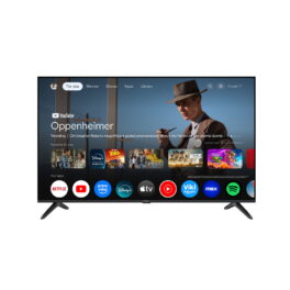 TV QLED 43' - PEAQ PTV 43GQU-5025T, UHD 4K, Smart TV, DVB-T2, Google TV, HDR10, Dolby Vision, Dolby Atmos, Triple Tuner, Negro