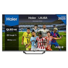 TV QLED 50' - Haier S80 Series H50S80FUX, QLED 4K HDR10, Google TV, Gaming 120Hz, Dolby Audio, Negro