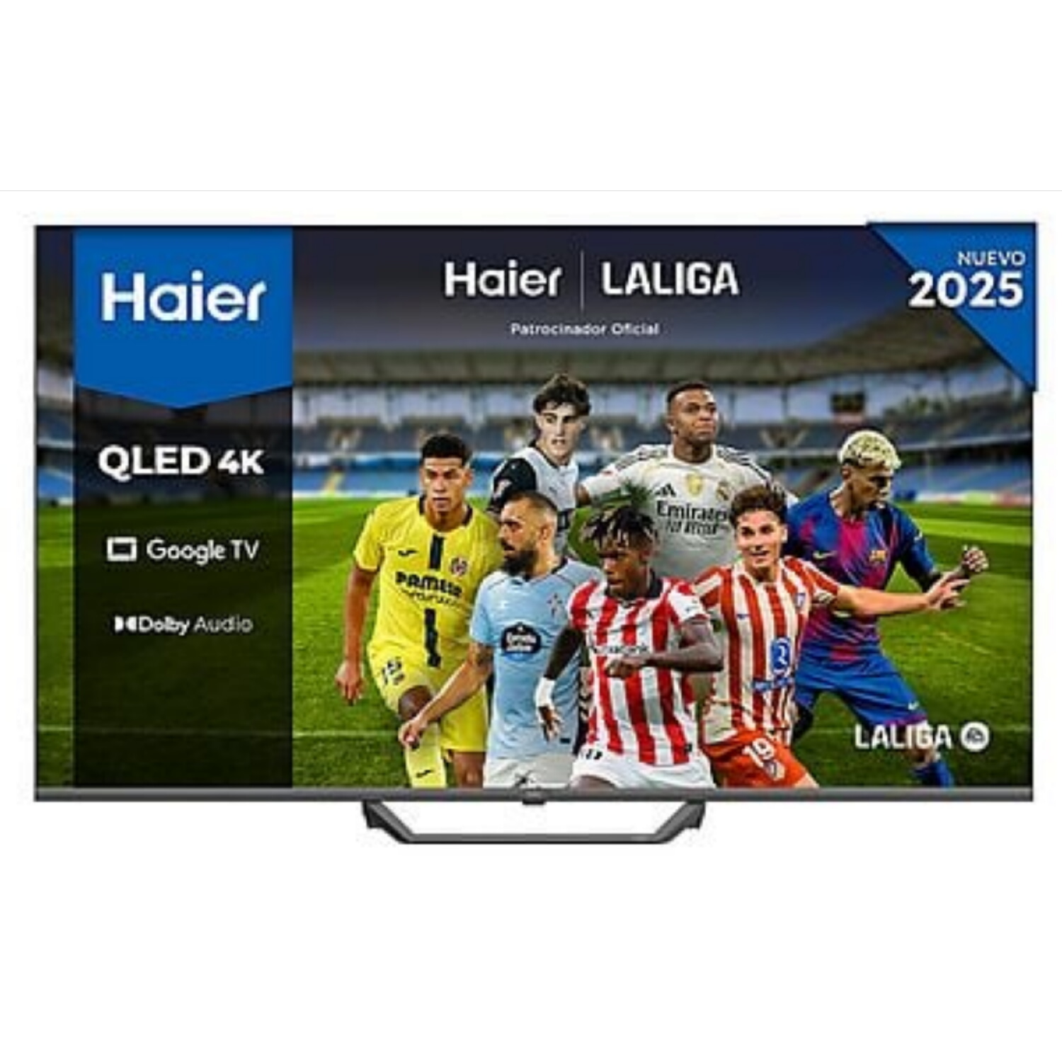 TV QLED 50' - Haier S80 Series H50S80FUX, QLED 4K HDR10, Google TV, Gaming 120Hz, Dolby Audio, Negro