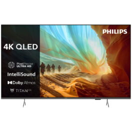 TV QLED 50' - PHILIPS 50PQS7801/12, UHD 4K, Pixel Precise Ultra HD, Smart TV, DVB-T2 (H.265), Negro