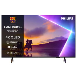 TV QLED 50' - Philips Ambilight 50PUS8510/12, UHD 4K, Titan OS, Smart TV, Pixel Precise Ultra HD, Dolby Atmos, Negro mate