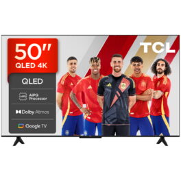 TV QLED 50' - TCL 50T69C, UHD 4K, Procesador AiPQ, Smart TV, DVB-T2, Negro