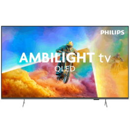 TV QLED 55' - Philips 55PQS8501/12, UHD 4K, Pixel Precise Ultra HD, Smart TV, DVB-T2, Ambilight, Dolby Atmos, HDR10+, Negro