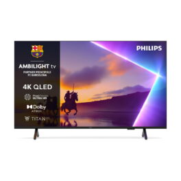 TV QLED 55' - PHILIPS 55PUS8510/AMBILIGHT, UHD 4K, Titan OS, Smart TV, Negro mate