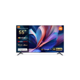 TV QLED 55' - Xiaomi 55 A PRO, QLED 4K, Quad cortex A55, Smart TV, Google TV, Negro