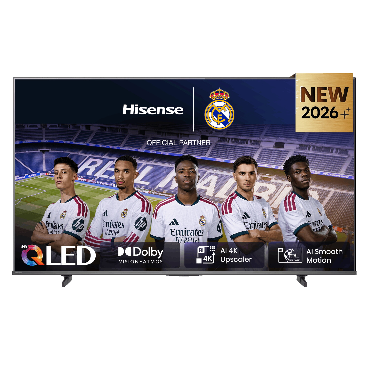 TV QLED 65' - Hisense 65E7S, QLED 4K, Escalador 4K IA, Modo Juego Plus, Dolby Visión IQ, Negro