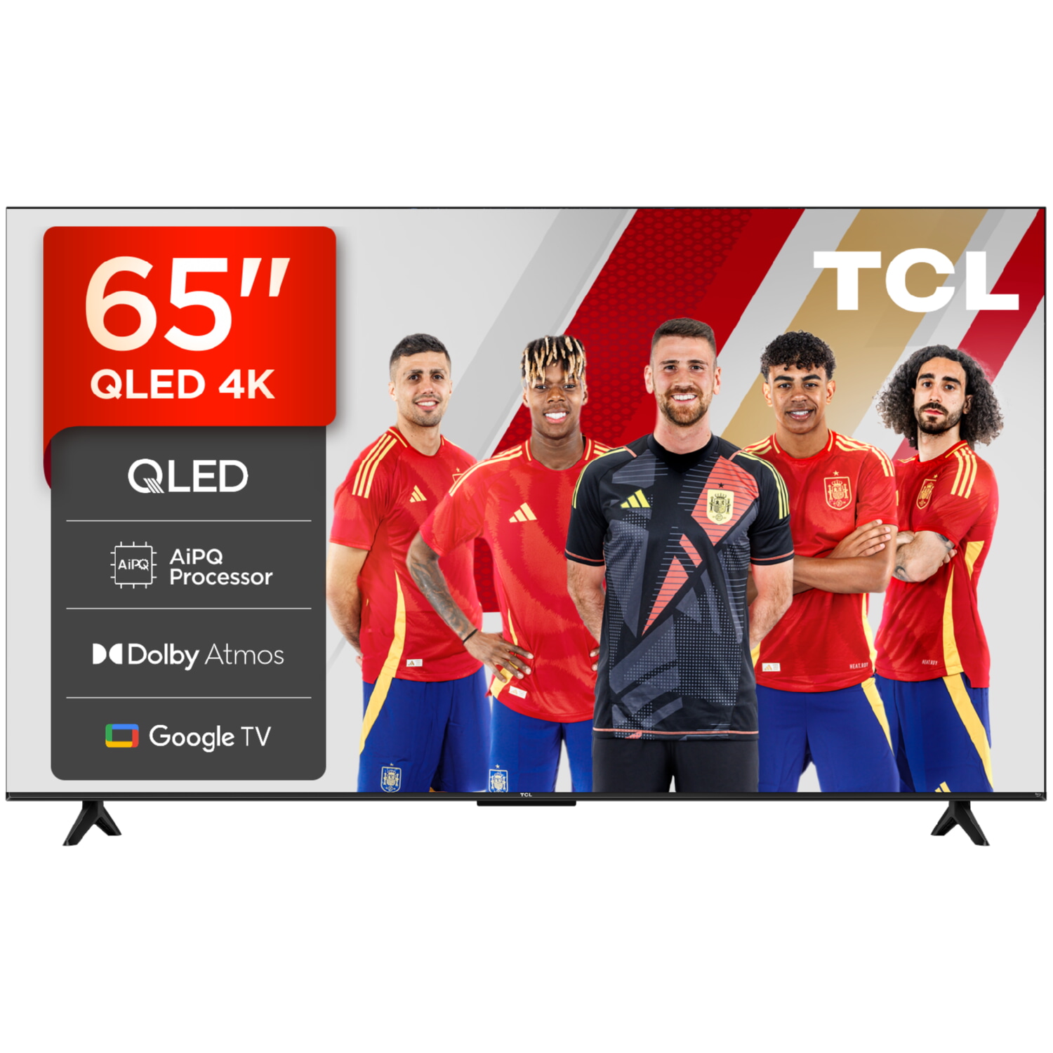 TV QLED 65' - TCL 65T69C, UHD 4K, Procesador AiPQ, Smart TV, DVB-T2, Negro