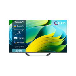 TV QLED 75' - TESLA Smart TV 75' QLED Q75E655GUS, Full-HD, Gris