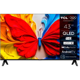 TV QLED - TCL S5K 43S5K, Full-HD, Smart TV, DVB-T2 (H.265), Negro
