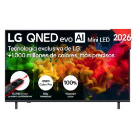 TV QNED Mini LED 50' - LG 50QNED81B6C, UHD 4K, Procesador Inteligente α7 AI Processor 4K Gen9, Smart TV, DVB-T2 (H.265), Negro