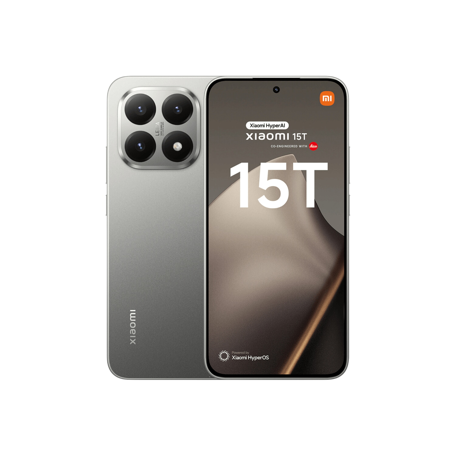XIAOMI 15T, Gris, Móvil Android, 512 GB, 12 GB RAM, 6,83 ' 120 Hz, Mediatek Dimensity 8400 Ultra (4 nm), 5500 mAh